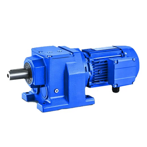 R F S K series foot-mounted inline helical transmission gearboxes for industrial equipment