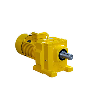 High Torque Cast Iron Shaft mounted gear reducer inline gearbox with motor