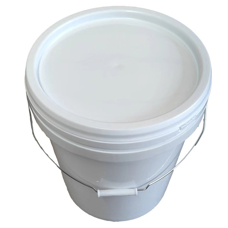 Wholesale Custom Printing Logo HDPE PP 5 Gallon Plastic Pails 20l Paint plastic Bucket with metal handles