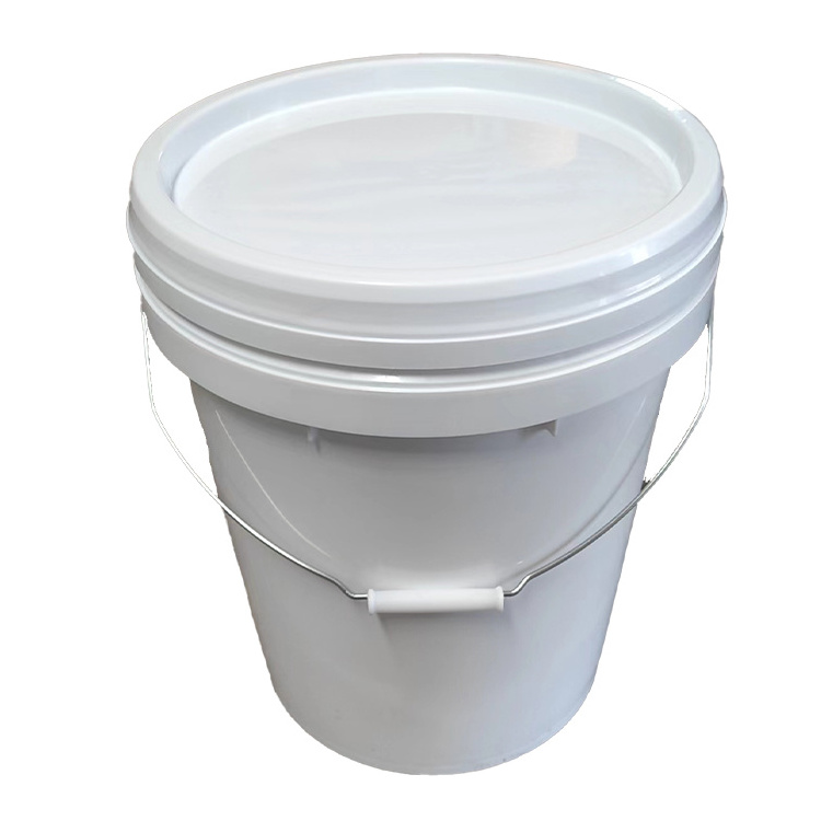 Wholesale Custom Printing Logo HDPE PP 5 Gallon Plastic Pails 20l Paint plastic Bucket with metal handles