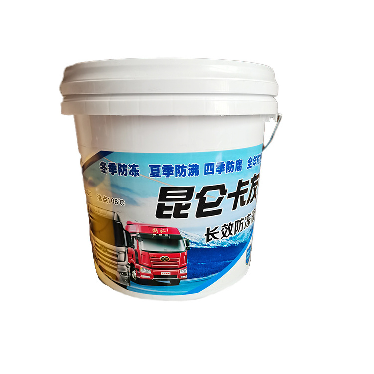 Empty Bucket Paint Parrel 10 Litre 15 Litre 20 Litre 5 Gallon HDPE PP Plastic Bucket with Lid for Paint