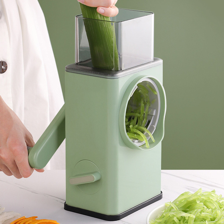 New Multi-function Manual Potato Chopper Slicer Cutter Tool Rotary Fruit And Vegetable Grater Grinder vegetables cutter slicer