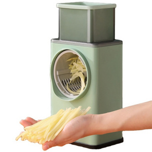 New Multi-function Manual Potato Chopper Slicer Cutter Tool Rotary Fruit And Vegetable Grater Grinder vegetables cutter slicer