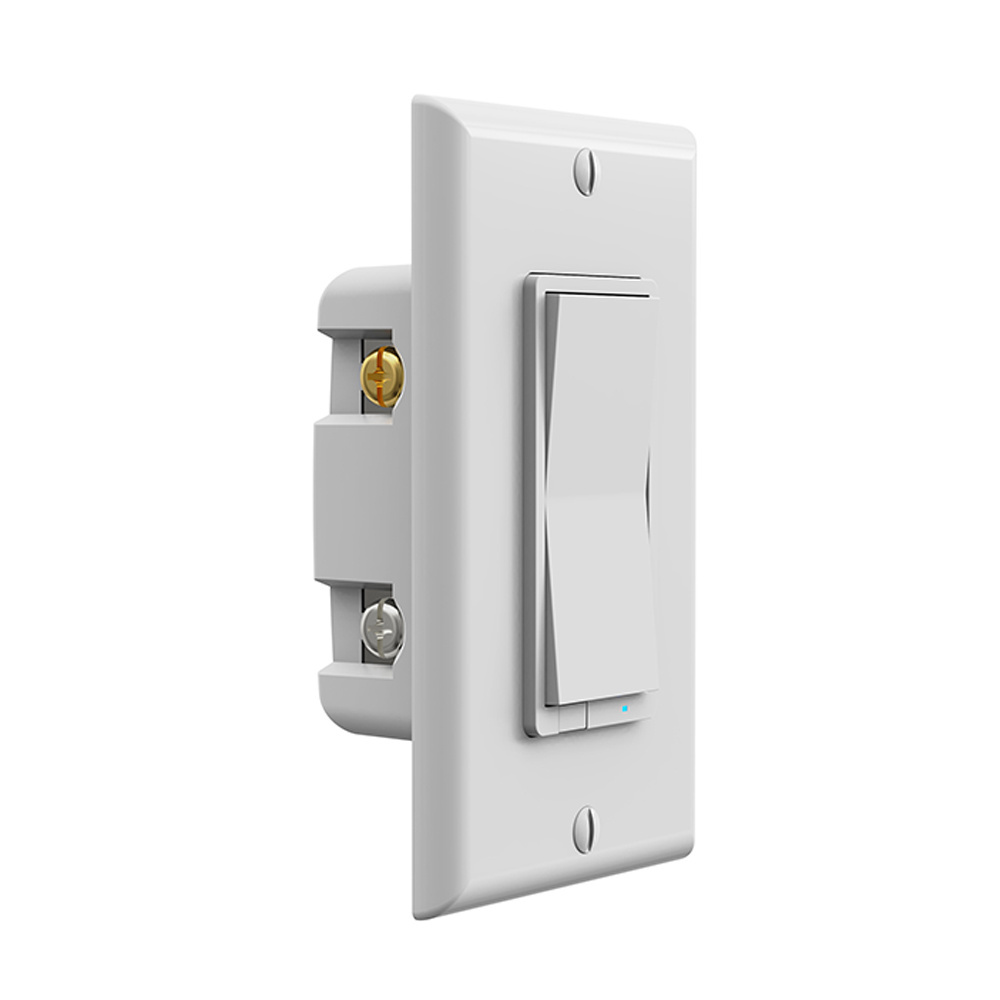 3-Way Smart Light Wall Switch with Alexa and Z-Wave Compatibility On/Off Switch with 15A Max Current