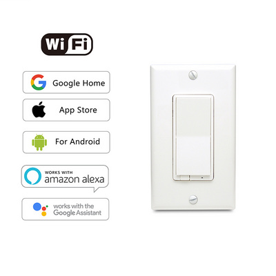 Smart Switches Alexa Home Inteligente Dimmer Smart Home Life Remote Control Electric Lcd Wifi Wall Tuya Life Smart Light Switch