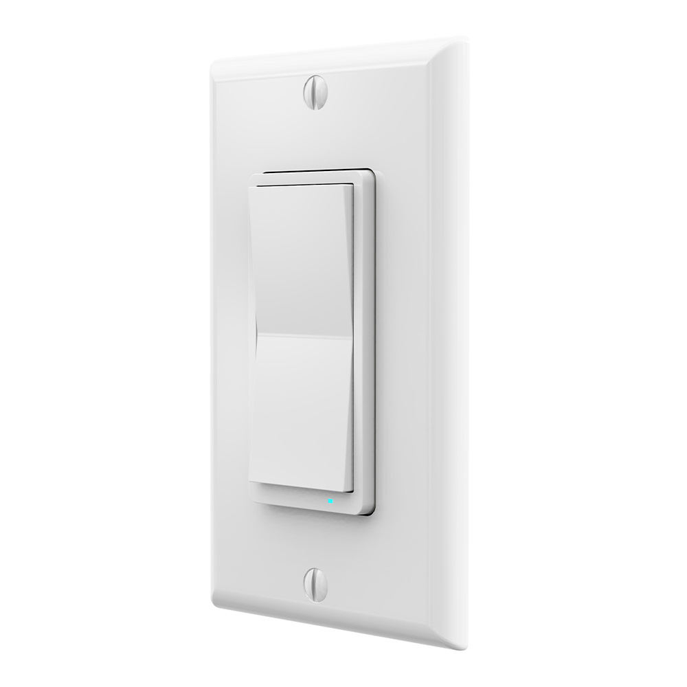 US Standard Z-Wave Plus 3-Way Smart Light Switch 2 Button PC Scene Switch with Battery