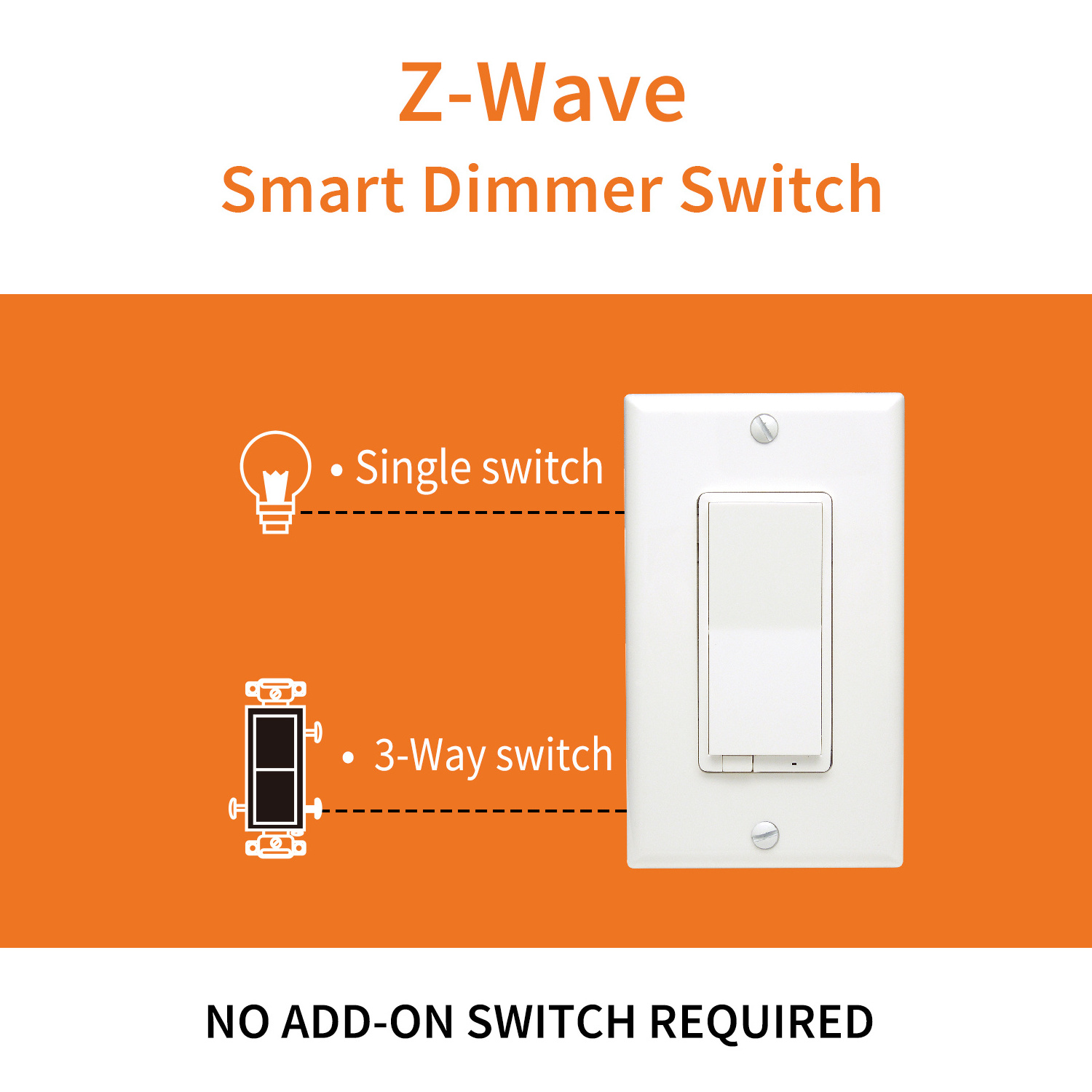 800 Series Long Rang Z-wave Plus Air Switches With Fireplace Plates In Wall Dimmer Switch Z-Wave Light Switches Smart Home