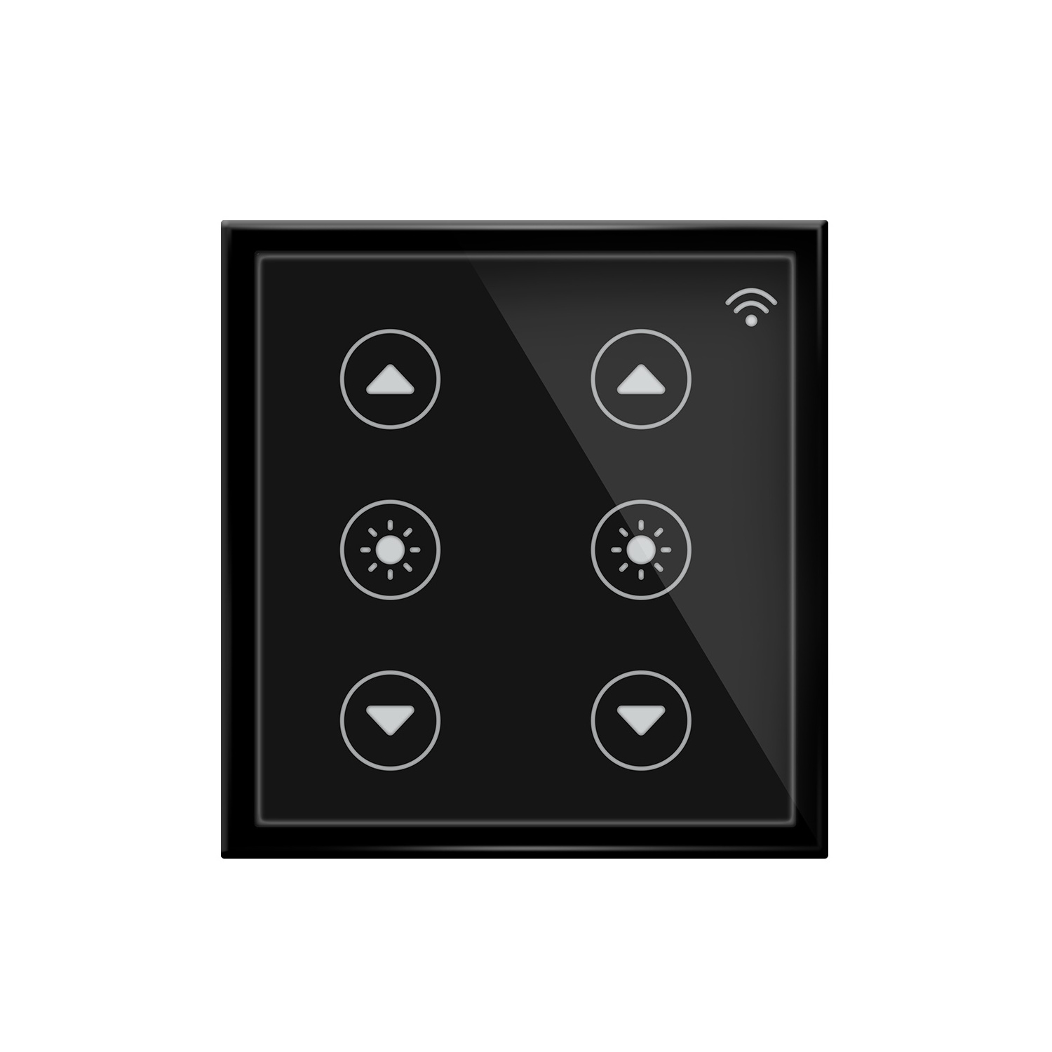 Apple Homekit Smart Home Touch Panel Switch 1 2 3 4 Gang Wall Light Smart WIFI Dimmer Switch Indian Standard