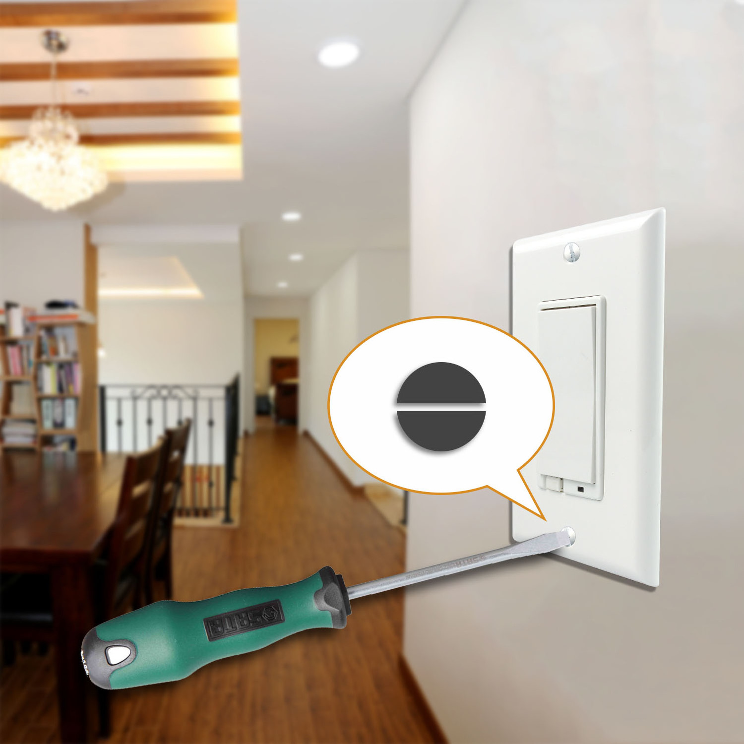 800 Series Long Rang Z-wave Plus Air Switches With Fireplace Plates In Wall Dimmer Switch Z-Wave Light Switches Smart Home