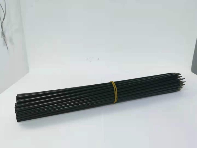 Custom high quality plastic flower support long bamboo flower sticks with plastic tube