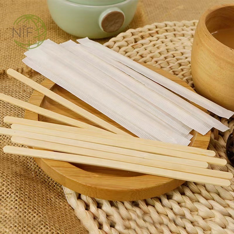 NIF Natural high quality disposable bamboo coffee sticks Honey stir sticks flavored bamboo