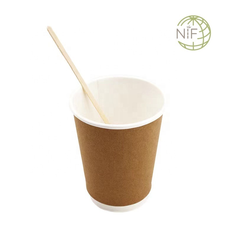 NIF Natural high quality disposable bamboo coffee sticks Honey stir sticks flavored bamboo