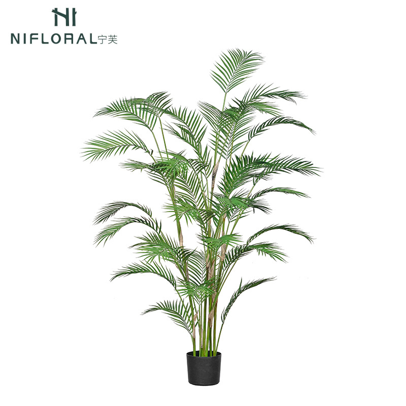 2022 New Arrivals 120cm/170cm Height Artificial Palm Leaves Tree