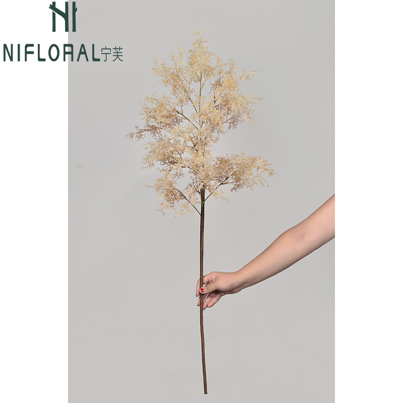 Nifloral New Coming Creamy White Color Stem Artificial Tree/Flower Branches