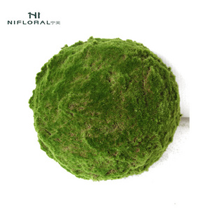 Wholesale Cheap Price Mini Moss Nearly Natural Indoor Moss Decoration Greenery Artificial Moss Ball