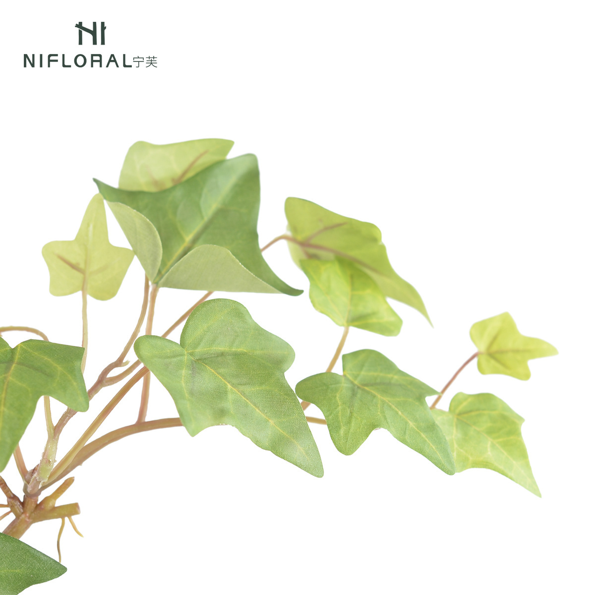 High Quality Fabric Green Leaves Hanging Vines Ceiling/Wall Decor Artificial Hanging Vine Plant