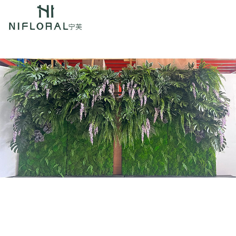 Nifloral Preserved Moss Wall Decoration Real Natural Preserved Moss for Wall Art Decoration