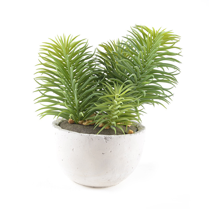 Indoor decoration potted artificial small plant grass