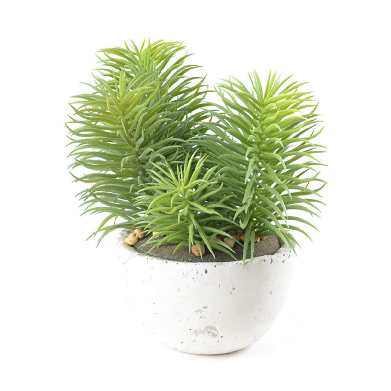 Indoor decoration potted artificial small plant grass