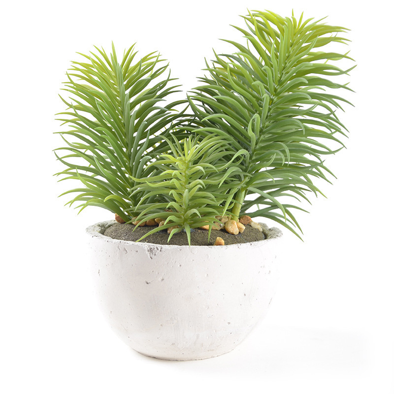 Indoor decoration potted artificial small plant grass