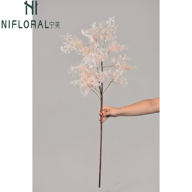 Nifloral New Coming Creamy White Color Stem Artificial Tree/Flower Branches