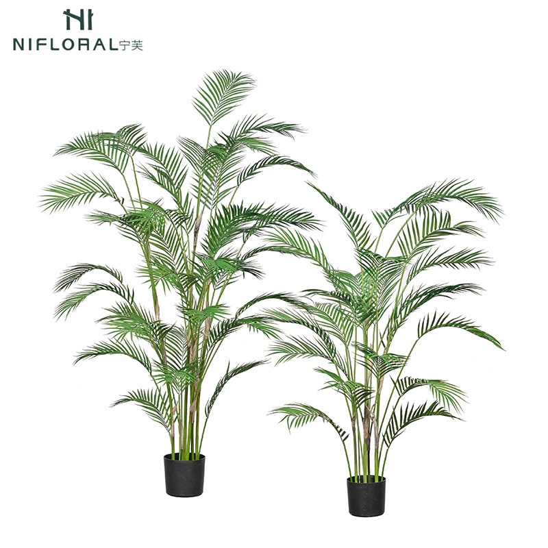 2022 New Arrivals 120cm/170cm Height Artificial Palm Leaves Tree