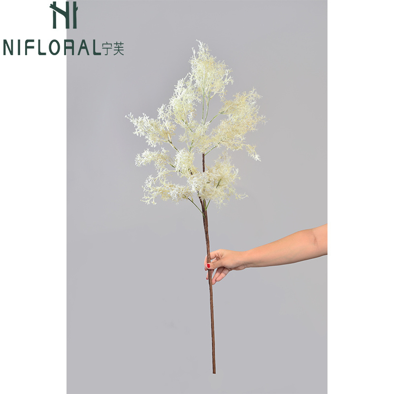 Nifloral New Coming Creamy White Color Stem Artificial Tree/Flower Branches