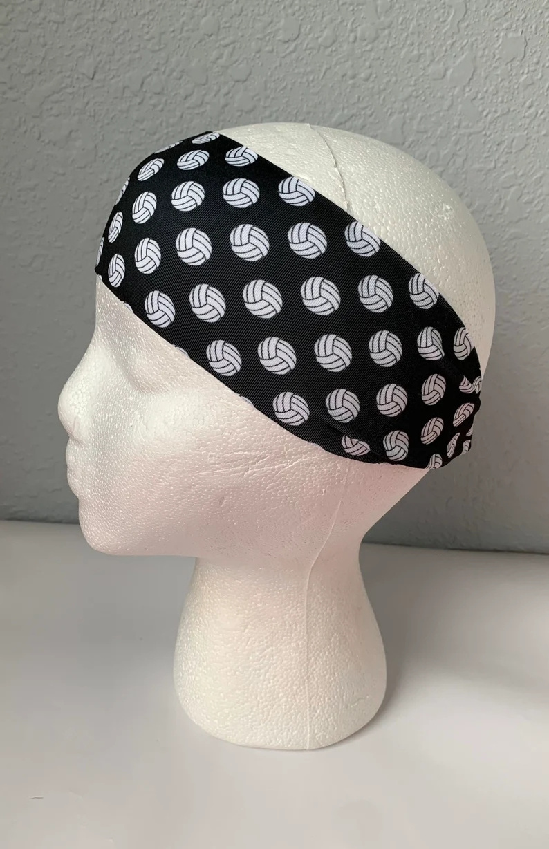 Sports Softball Volleyball Basketball Soccer Twist Turban Toddler Adult Headwrap Yoga Knotted Topknot Bulk Headband Team Gift