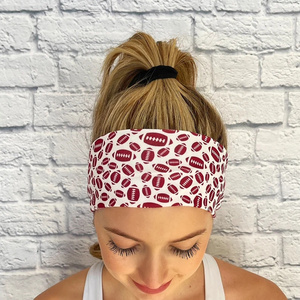 Sports Softball Volleyball Basketball Soccer Twist Turban Toddler Adult Headwrap Yoga Knotted Topknot Bulk Headband Team Gift