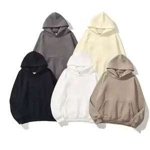 New Pastel Colored Pullover Hoodie Unisex Men Women Blank Bulk Oversized Men's Sweatshirts & Hoodies