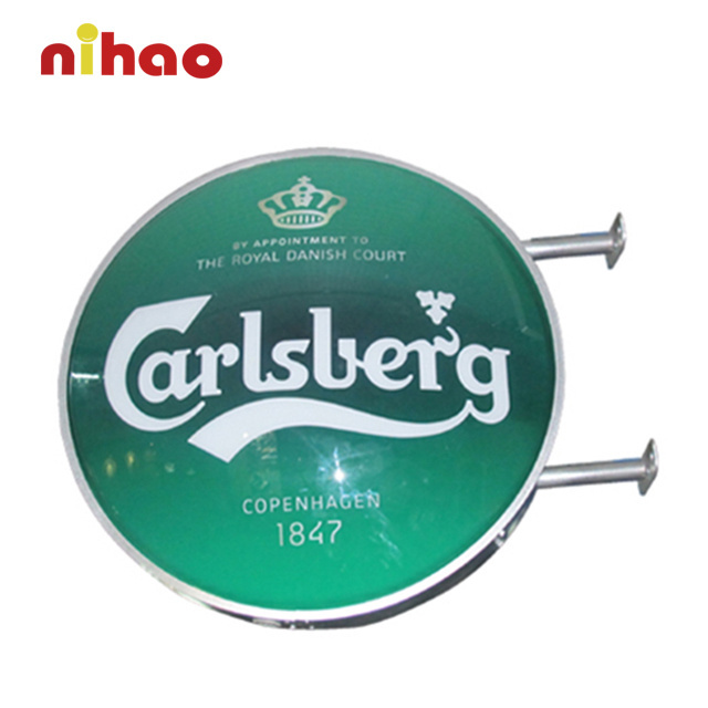 Customized CE ROHS NIHAO advertising LED neon light box sign for for indoor outdoor promotion