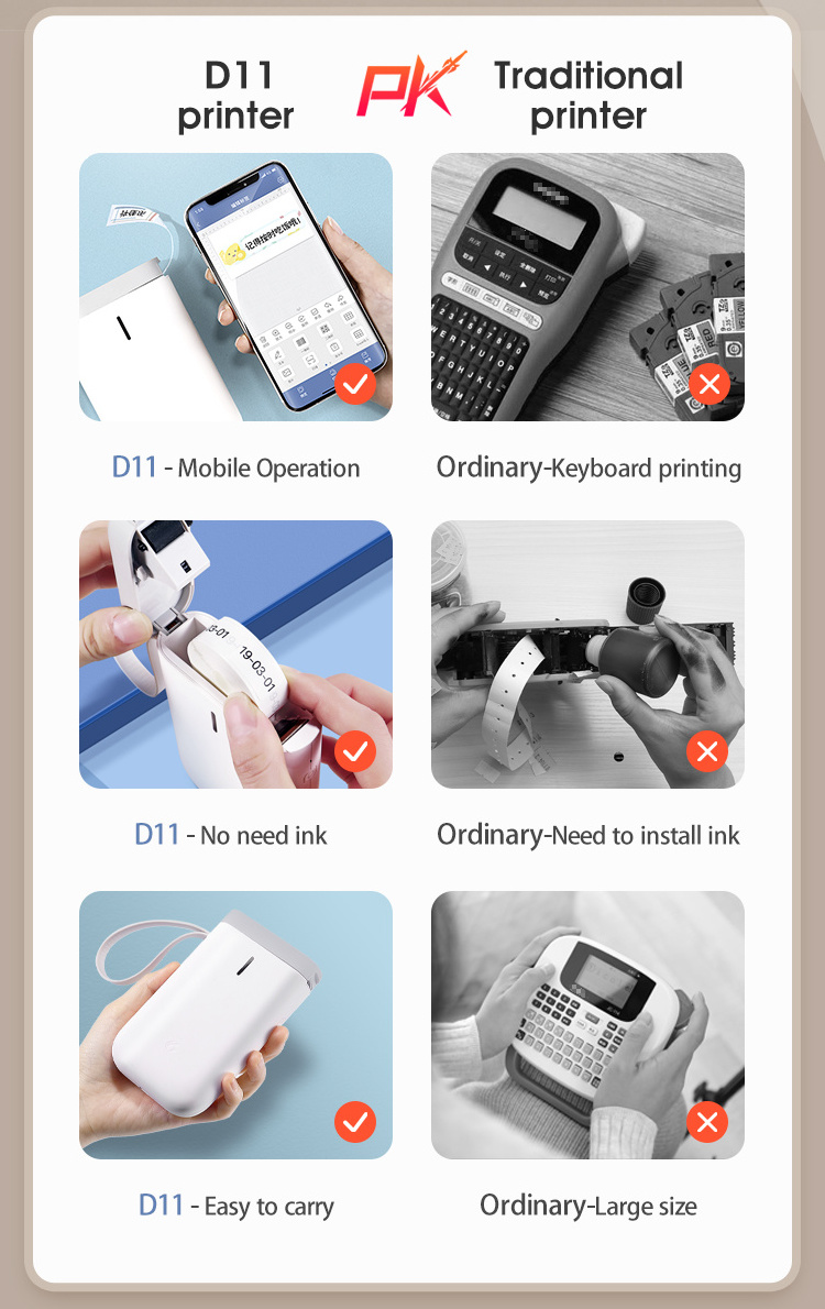 barcode QR code stickers printing machine china cheap smart printer ...