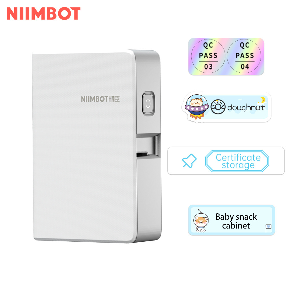 NiiMbot B18 wireless color ribbon label maker thermal transfer label printer