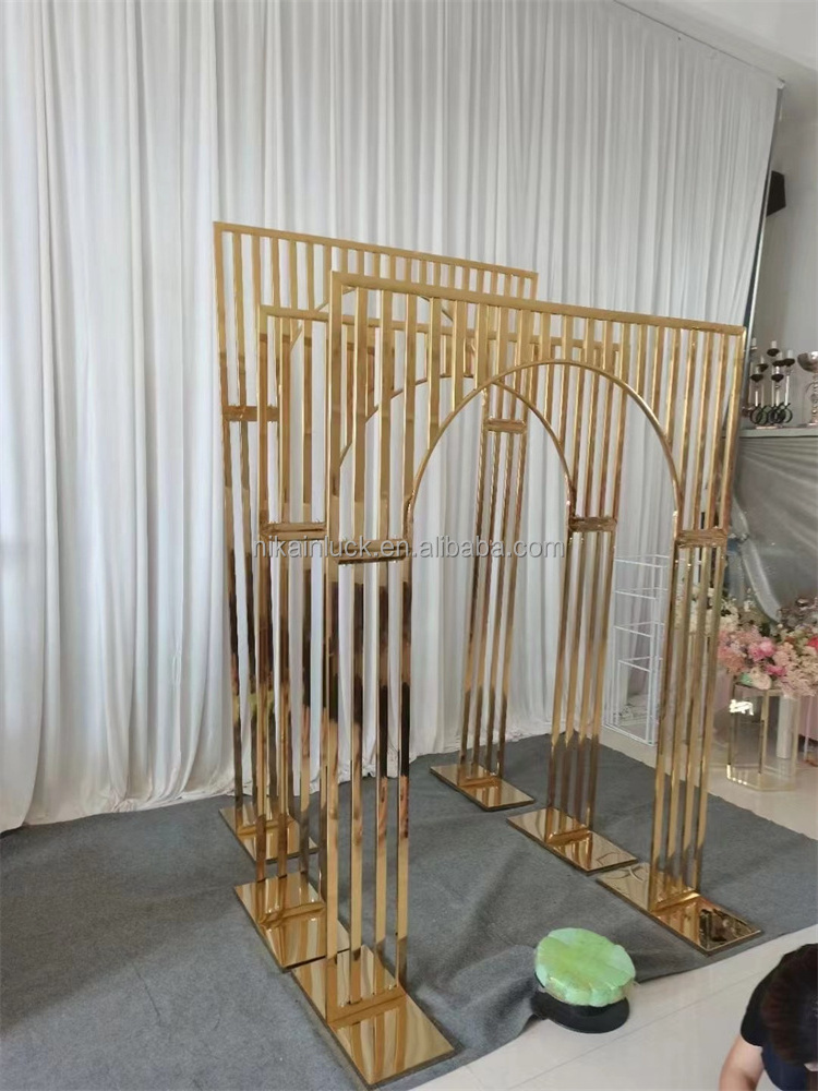 Wedding Arch Metal Backdrop Stand For  welcome Sign Balloon Flower Stand for Wedding Garden Decoration Arbo