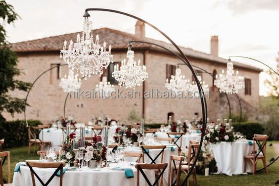 Hanging Cake Hanger Stand Arch Suspended Cake Swing Display Wedding Dessert Stand Chandelier Hanger and Coupler