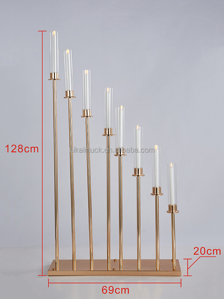 Candelabra Led Light Bulbs Candle Holders Decorative Centerpieces for Wedding Table Candelabra