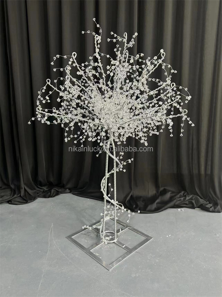 Wedding Decoration Decoration Plastic Fake Flower Artificial Tree Road Lead Table Centerpieces Stand Road Lead For Hotel