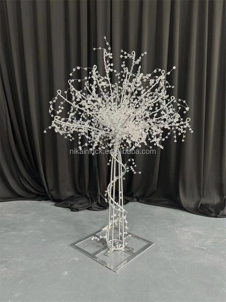 Wedding Decoration Decoration Plastic Fake Flower Artificial Tree Road Lead Table Centerpieces Stand Road Lead For Hotel