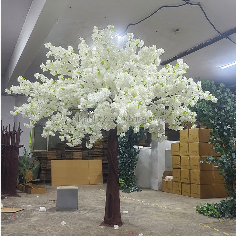 Top Quality Flower Tree Centerpieces Pink Palm Tree With Different Height For Wedding And Events Decoration