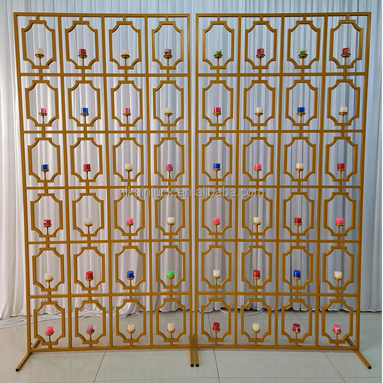 Indian Wedding Backdrop Panels Wedding Background Decoration Gold Arch Backdrop