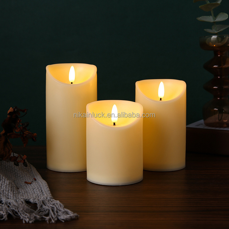 Wholesale Simulation Electronic Candle Light Church Votive 3d Real Fame LED Candle for Wedding Birthday Party