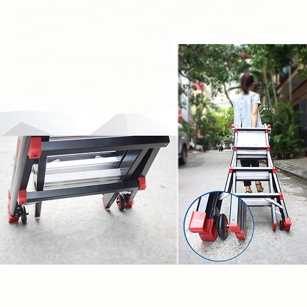 EN131 Multi-purpose ladders with aluminum folding ladders NVLB-45 compact for construction