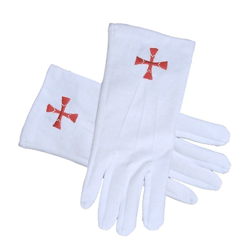 Freemasons White Real Kid Leather Gloves White leather masonic dress gloves with custom embroidery Masonic gloves all atam