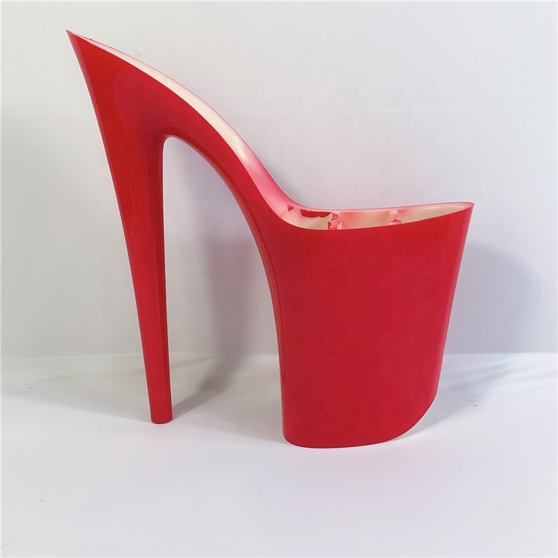 9 inch-23cm super high heel sole  ABS material red