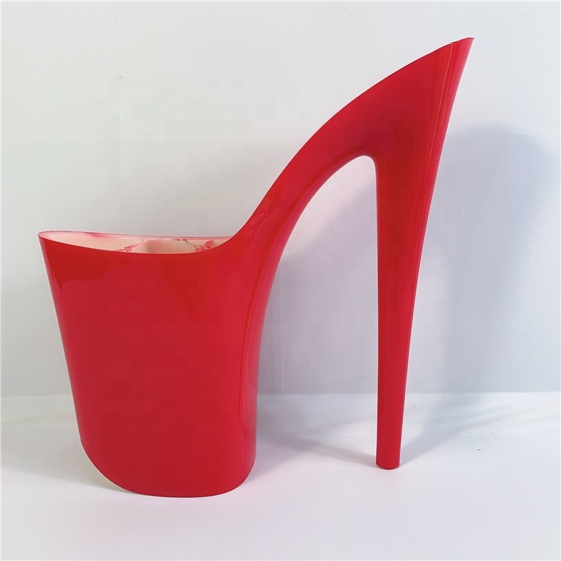 9 inch-23cm super high heel sole  ABS material red