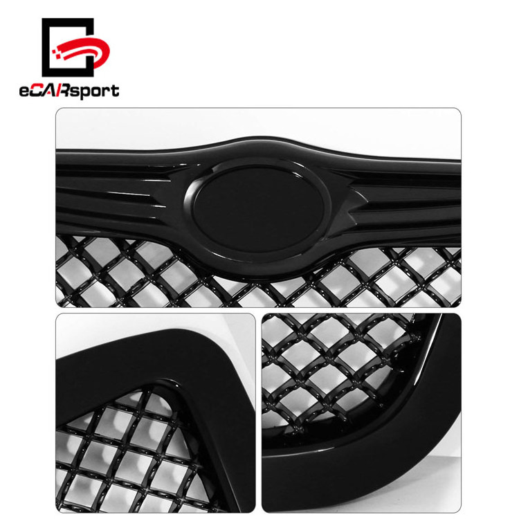 Black Diamond Car Mesh Front Hood Bumper Grille Grill For Chrysler 300 300C 04-10