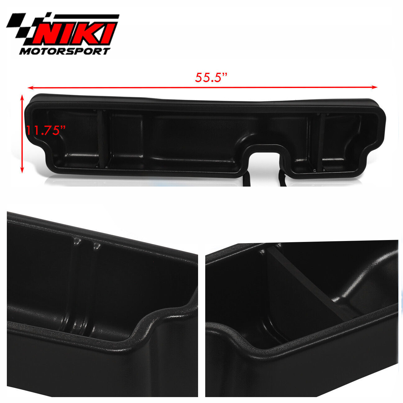 For 15-20 Ford F150 Rear Truck Bed Wheel Well Storage Tool Box Side Swing Case