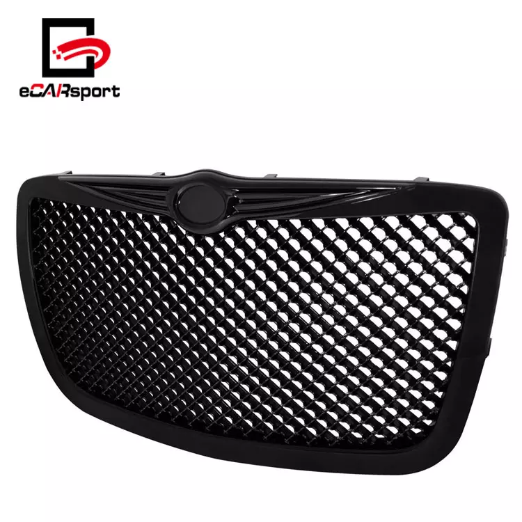 eCARsport Black Diamond Car Mesh Front Hood Bumper Grille Grill For  Chrysler 300 300C 04-10