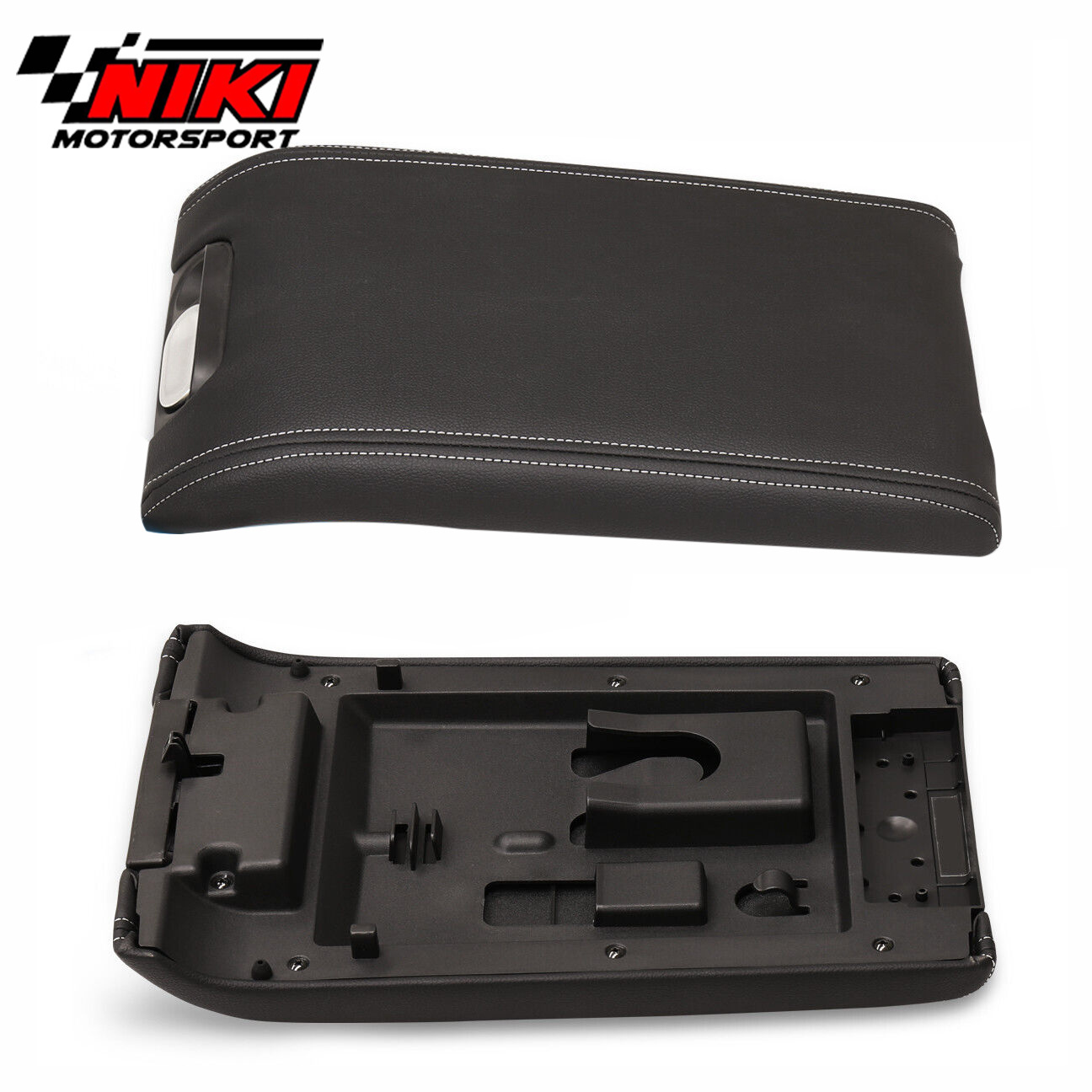 Pickup Truck Interior Accessories for 09-14 Ford F150 Lincoln Mark LT Center Console Lid Arm Rest Cover Latch Kit