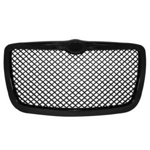 Black Diamond Car Mesh Front Hood Bumper Grille Grill For Chrysler 300 300C 04-10